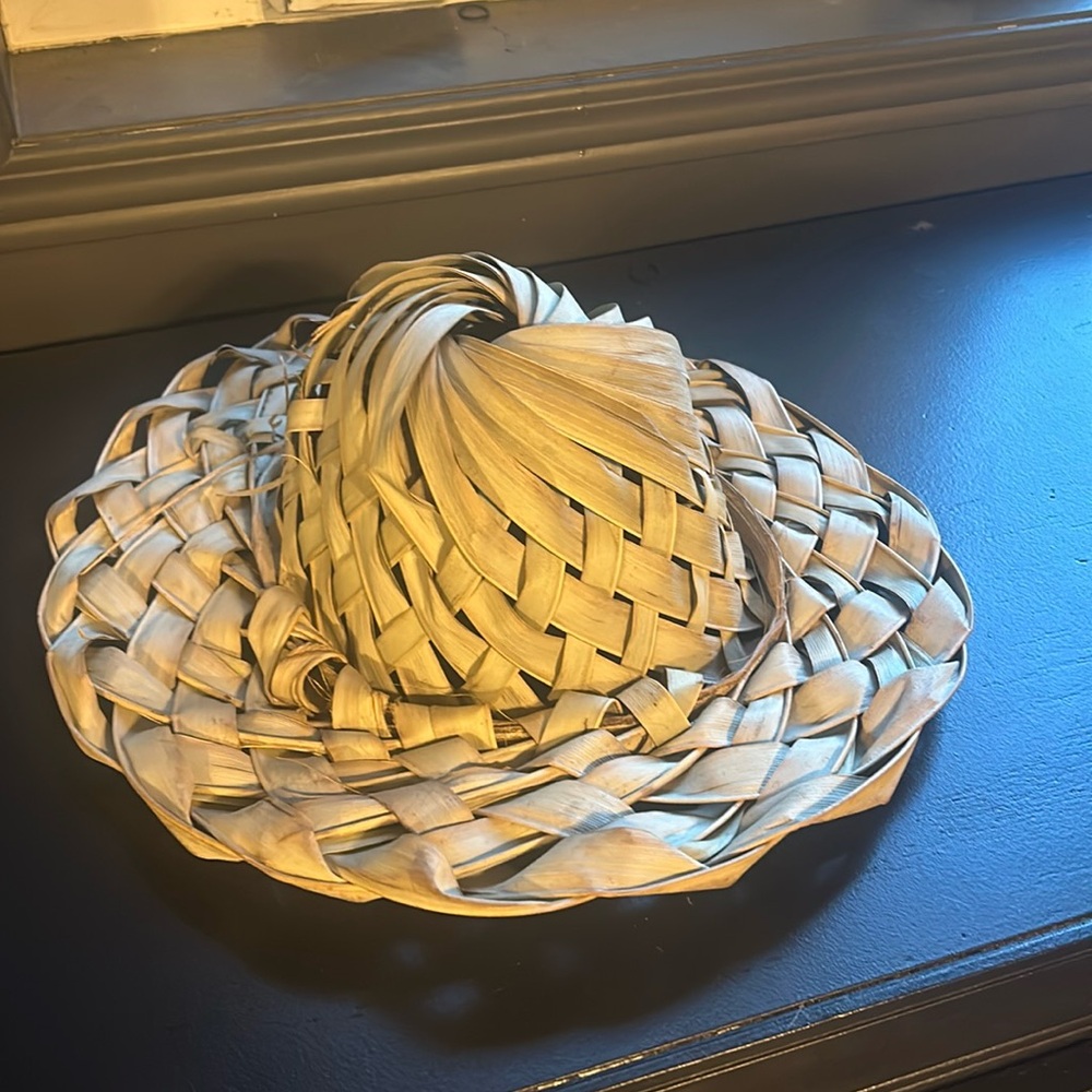 Handmade grass hat